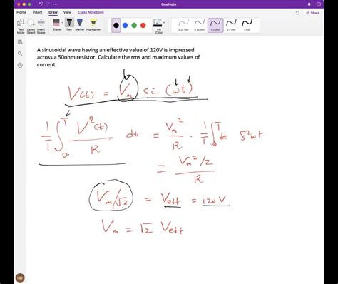 SOLVED A Sinusoidal Wave Having An Effective Value Of 120V Is