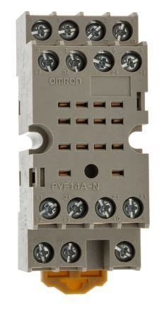 Omron Pin Relay Socket V Ac For Use With My In My In My In D