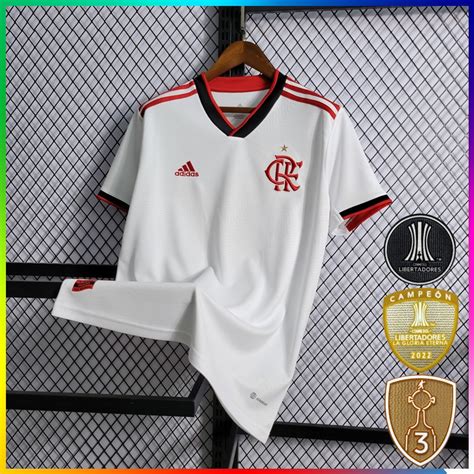 Camisa Branca Da Equipe Ii Football Flmg Shopee Brasil