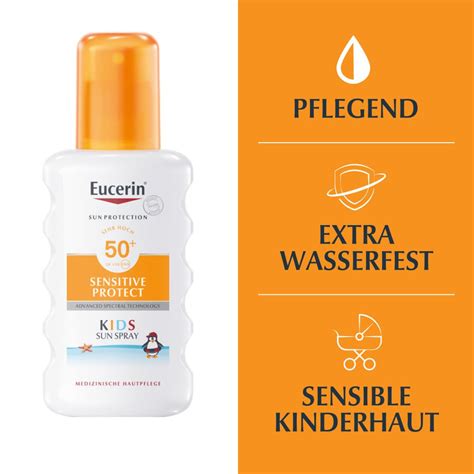Eucerin® Sensitive Protect Kids Sun Spray LSF 50+ – sehr hoher ...