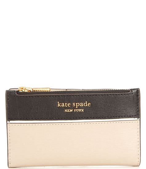 Kate Spade New York Morgan Color Blocked Saffiano Leather Small Slim