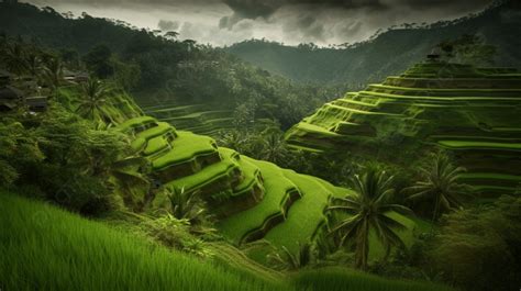 Rice Terraces On Bali Background, Beautiful View Of Bali, Hd ...