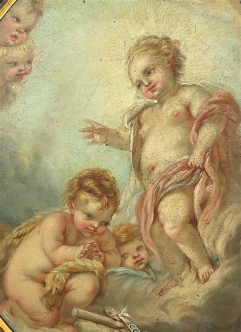 Bid Now After Francois Boucher French Celestial Scene