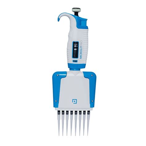 Microlit Multi Channel Variable Volume Pipette 8 channel 10 100 µl