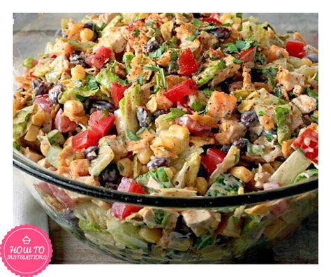 Tex Mex Chopped Chicken Salad