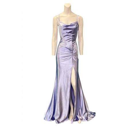 Faviana Other New Faviana Satin Cowl Neck Evening Gown In Shimmer