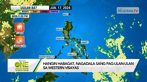 One Western Visayas Hangin Habagat Nagadala Sang Pag Ulan Ulan Sa