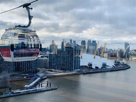 The Emirates Air Line Is A Cable Car Link Across The River Thames In