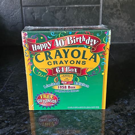 Crayola Crayons Th Birthday Commemorative Box Of Crayons