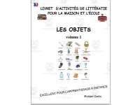 Livret dactivités de littératie et vocabulaire Les objets volume 1 by