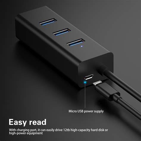 Usb 2 0 Hub For Laptop Multi Usb Port Expander Fast Data Transfer Usb Splitter For Laptop