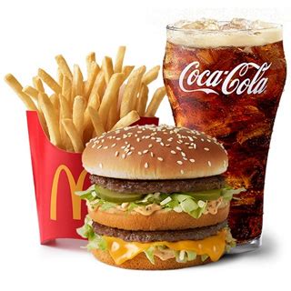 Calories in McDonalds Big Mac Meal, medium | CalorieKing