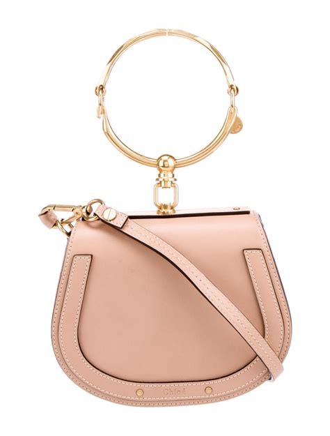 Chloé Small Nile Bracelet Bag Neutrals Shoulder Bags Handbags