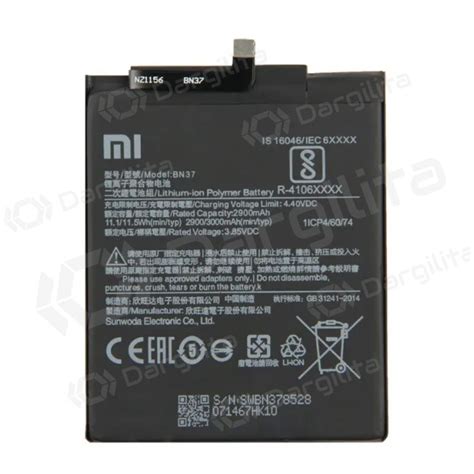 Xiaomi Redmi A Bn Baterija Akumuliatorius Mah Service