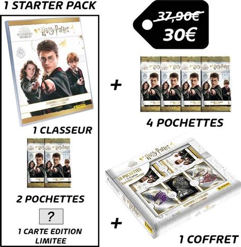 Panini Cartes Harry Potter Bienvenue A Poudlard 1 Starter