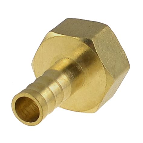 Unique Bargains 19mm 1 2 NPT Female 10mm Hose Barb Nipple Brass