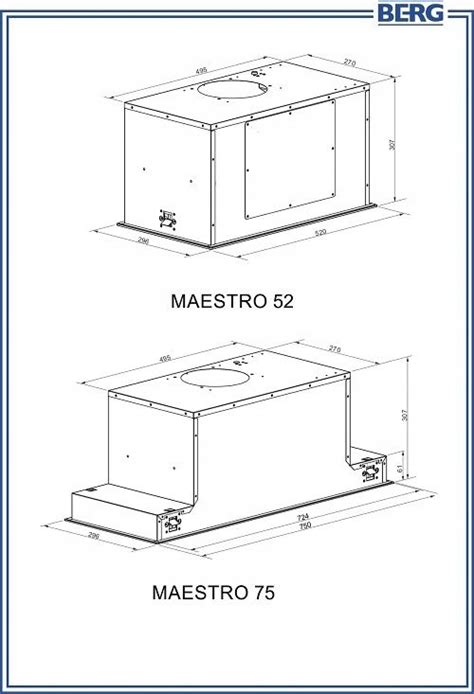 Купить BERG MAESTRO 52 встраиваемая вытяжка, белый: отзывы, фото и ...