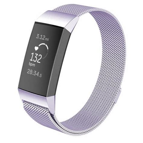 Bracelet Milanais Fitbit Charge Lilas Braceletsmartwatch Fr