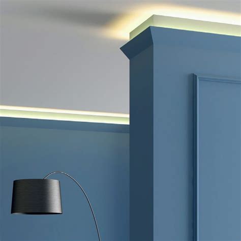 Купить IL4 карниз Wallstyl из дюрополимера NMC - Плинтус потолочный под ...