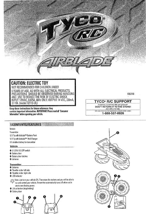 Mattel Asia Pacific Sourcing K A T Rc Hovercraft User Manual