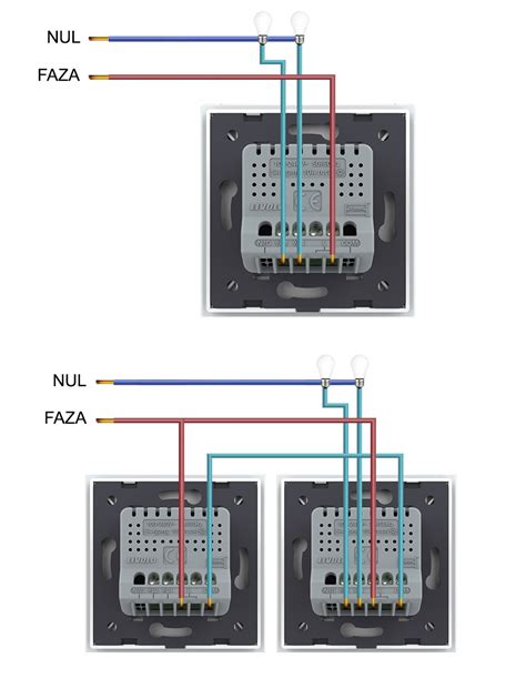 Modul Intrerupator Touch Wireless RF Cap Scara Cap Cruce Standard Italian