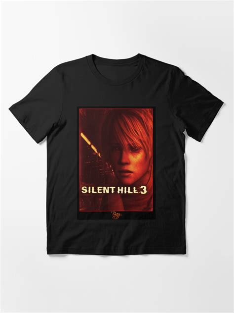 Silent Hill 3 Box Art Cover Red Version T Shirt By Lilflipjimmy