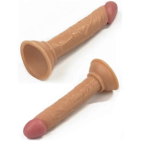 Erofoni Yeni Nesil Ultra Süper Realistik Vantuzlu 13 CM Anal Plug Yapay Dildo Penis Fiyatları ve