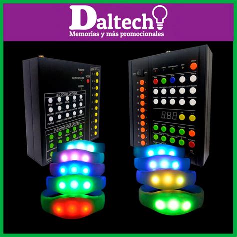 Controles De Pulsera Audio R Tmica Daltech Memorias Y M S Promocionales