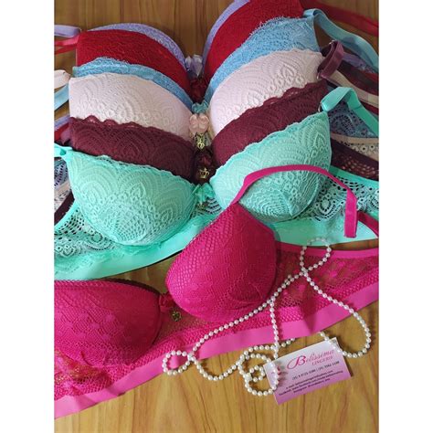 Kit Un Conjuntos Lingerie Conforto Luxo Atacado Shopee Brasil