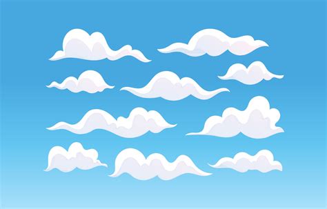 beautiful clouds in vector 24605868 Vector Art at Vecteezy