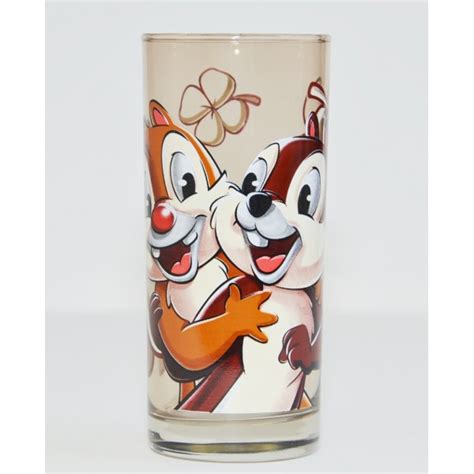 Chip Ndale Portrait Character Drinking Glass Disneyland Paris