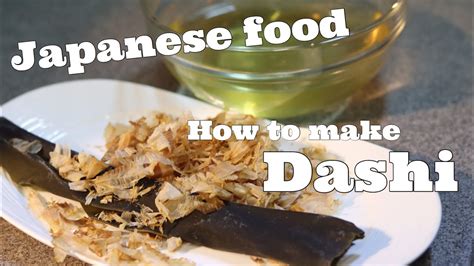 How To Make Dashi Japanese Soup Stock Recipe Youtube