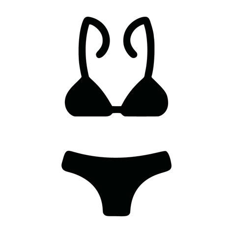 Bikini Icono Sencillo Ilustraci N De Bikini Vector Icono Vector En Vecteezy
