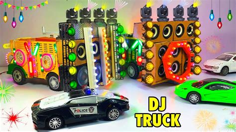 Mini Dj Truck Loading At Home Dj Toy Eicher Dj Mini Box And Light