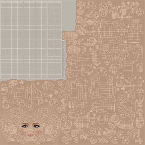 Nude Barbie Dolls Collection Model Turbosquid