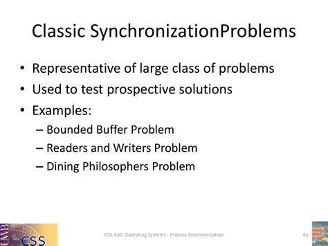 Lecture 9 Process Synchronization Ppt Download