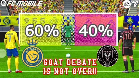 FC Mobile 24 Al Nassr Vs Inter Miami Penalty Shootout Ronaldo Vs