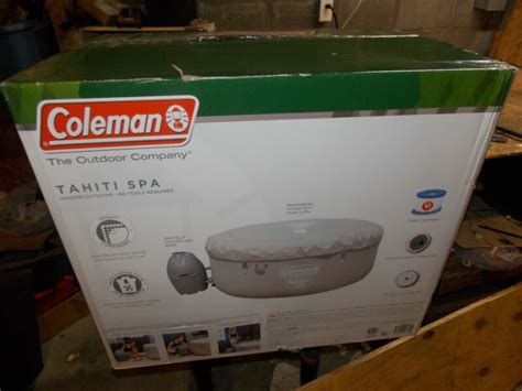 New Coleman Saluspa 71 X26 Tahiti Airjet Inflatable Hot Tub Spa 4 Person For Sale From United