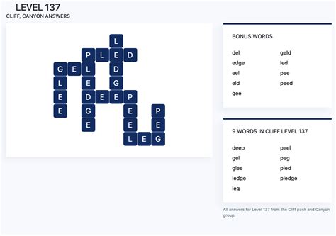 Wordscapes Level 137 Answers And Bonus Words