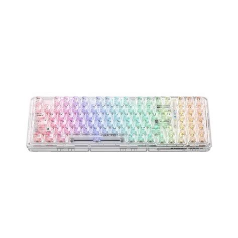 Ripley TECLADO GAMER MECHANICAL MACHENIKE K500F SWITCH RGB WHITE