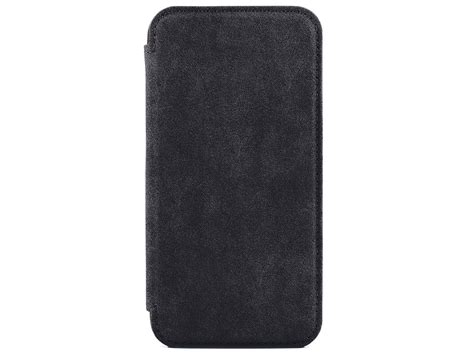 Greenwich Alcantara Case Iphone Pro Max Hoesje Zwart