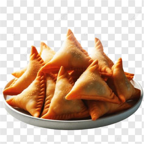 Indian Samosa In Plate, Samosa, Food, Fast Food PNG Transparent Image ...