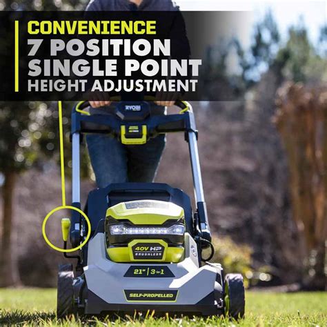 Ryobi Volt Hp Brushless In Cordless Battery Walk Behind Self