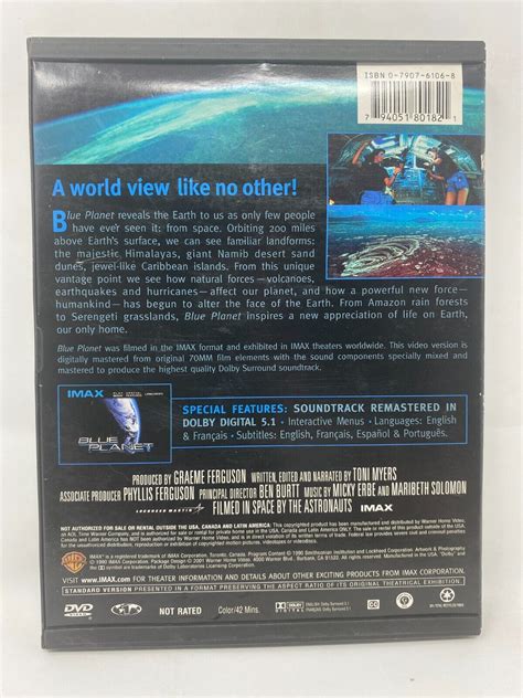 Imax Blue Planet Dvd 2001 Free Canada Shipping 794051801821 Ebay