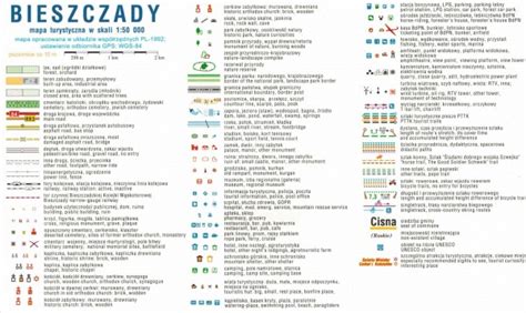 BIESZCZADY MAPA TURYSTYCZNA SKŁADANA COMPASS