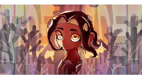 Octoling Octoling Girl 1girl Solo Dark Skinned Female Dark Skin