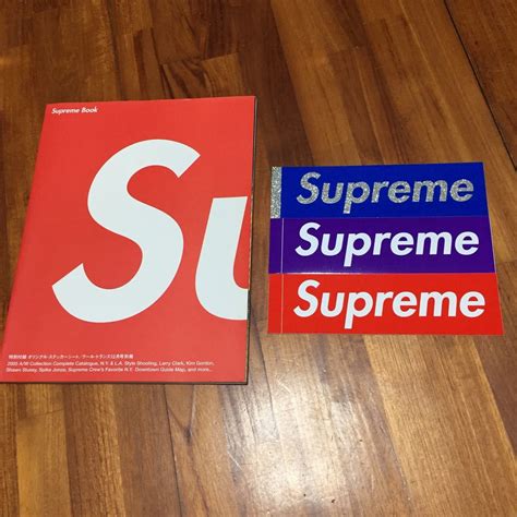 Supreme Book Vol1 シュプリーム Book ムックおまけステッカー3枚 ステッカー無し本 ステッカー ボックスロゴ Box Logoステッカー無し！の落札情報詳細