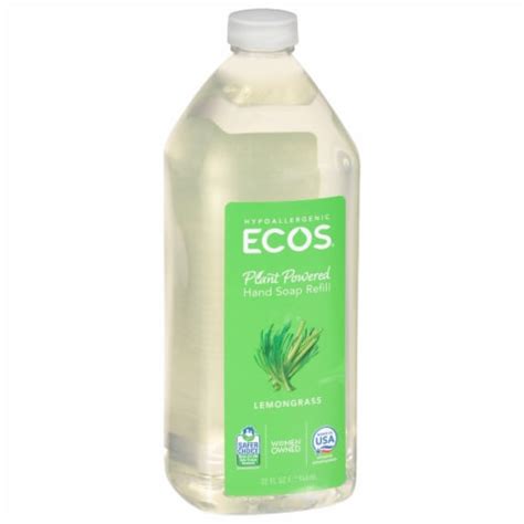 Ecos Hand Soap Lemongrass Refill Oz Case Of Oz Each Smith