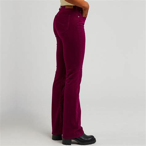 Lee Women S Breese Boot Retro Corduroy Jeans In Foxy Violet