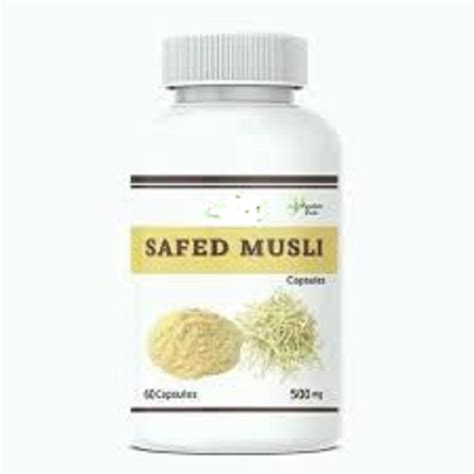 Safed Musli Capsule Packaging Type Bottle 60 Capsules At Rs 80